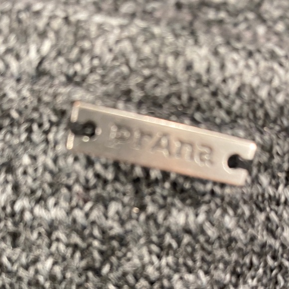 Prana Julien Ombre Split Back Sweater Gray L - Picture 7 of 7